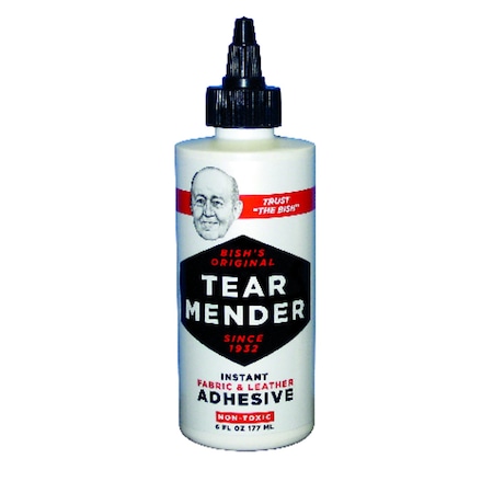 Tear Mender Tear Mender High Strength Liquid White Fabric & Leather Adhesive 6 oz TG-6